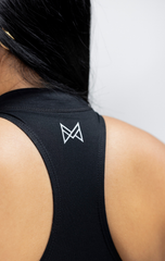 Jumpsuit Black Short Sleeve Active Core